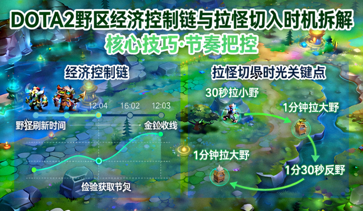 DOTA2野区经济控制链与拉怪切入时机拆解封面图